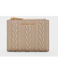 Charles & Keith - Apolline Textured Top-zip Wallet - Lyst