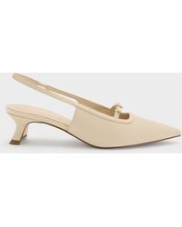 Charles & Keith - Buckle-Strap Slingback Pumps - Lyst