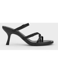 Charles & Keith - Strappy-lace Thong Sandals - Lyst