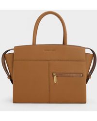 Charles & Keith - Anwen Trapeze Top Handle Bag - Lyst