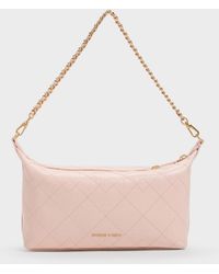 Charles & Keith - Duo Quilted Shoulder Bag - Lyst