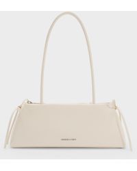 Charles & Keith - Hazel Bow Elongated Shoulder Bag - Lyst