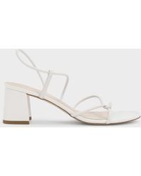 Charles & Keith - Meadow Strappy Block Heel Sandals - Lyst