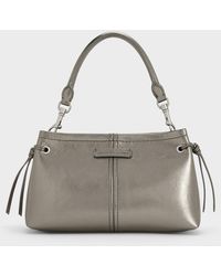 Charles & Keith - Noane Metallic Top Handle Bag - Lyst