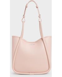 Charles & Keith - Mini Lyla Tubular Tote Bag - Lyst