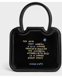 Keith Silk Double Handle Tote Bag 