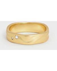 Charles & Keith - Ottilie Crystal Sculptural Ring - Lyst