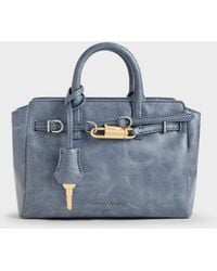Charles & Keith - Mini Delfina Belted Tote Bag - Lyst