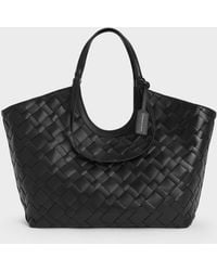 Charles & Keith - Ivette Woven Tote Bag - Lyst