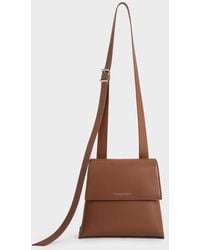Charles & Keith - Marceline Trapeze Crossbody Bag - Lyst