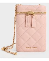 Charles & Keith - Mini Apfra Quilted Elongated Bag - Lyst