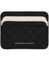 Charles & Keith - Cleo Two-Tone Quilted Card Holder - Lyst