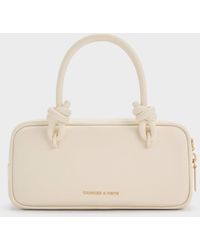 Charles & Keith - Sammie Knotted-Handle Elongated Bag - Lyst