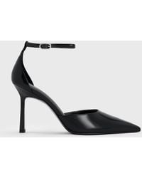 Charles & Keith - Pointed-Toe Ankle-Strap D'Orsay Pumps - Lyst