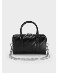 Charles & Keith - Philomena Bowling Bag - Lyst