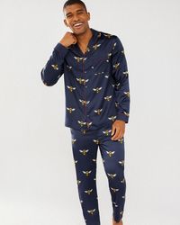 XS Hat Print Cotton Pajama Shirt Sleepwear SEYMAYKA.com Men Clothing Loungewear Pajamas 