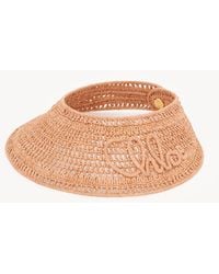 Chloé - Raffia Schirmmütze - Lyst