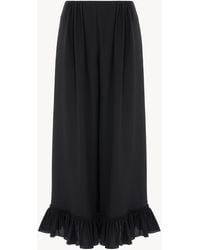 Chloé - Cropped Fluid Pants - Lyst