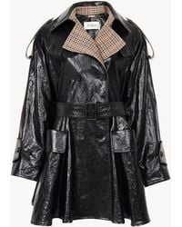 Chloé - Double-Breasted Short Riding Coat - Lyst