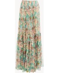 Chloé - Gathered Maxi Skirt - Lyst