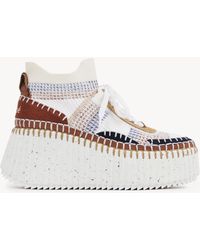 Chloé - Nama Wedge Sneaker - Lyst