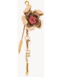 Chloé - Symbols Flower Bag Charm - Lyst