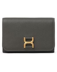 Chloé - Marcie Compact Wallet In Grained Leather - Lyst