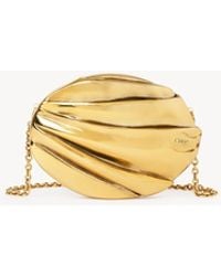 Chloé - Plissé Minaudière With Chain - Lyst