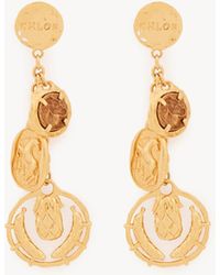 Chloé - Medals Ohrringe - Lyst