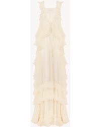 Chloé - Sleeveless Layered Long Dress - Lyst