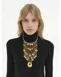 Chloé - Pull col roulé ajusté en maille de laine - Lyst