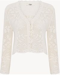 Chloé - Cardigan Corto - Lyst