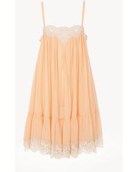 Chloé - Thin-Strap Mini Dress - Lyst