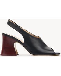 Chloé - Janisヒール サンダル 婦人向け ブラック サイズ 羊革 100 - Lyst