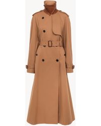 Chloé - コットンギャバジン製ロングトレンチコート - Lyst