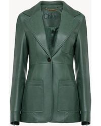 Chloé - Leather Jacket - Lyst