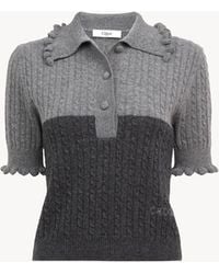 Chloé - Short-Sleeve Polo Jumper - Lyst