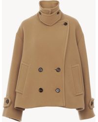 Chloé - Oversized Short Coat - Lyst