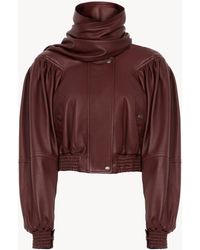 Chloé - Cropped Scarf Jacket - Lyst