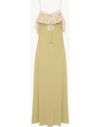 Chloé - Thin-Strap Long Dress - Lyst