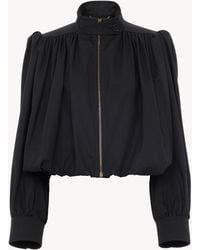 Chloé - Cotton Blouson Jacket - Lyst