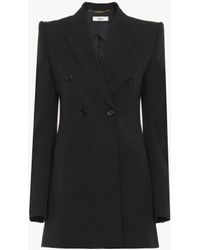 Chloé - ウールグレインドプードル製テーラードジャケット 婦人向け ブラック サイズ ウール 100% Horn Bubalus Bubalis, Farmed, Coo India - Lyst