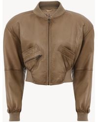 Chloé - Giacca Stile Bomber Corta - Lyst