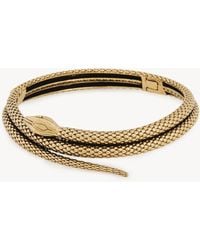 Chloé - Collana Snake Oro Taglia 100% Ottone - Lyst