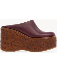 Chloé - Maxime Wedge Mule - Lyst