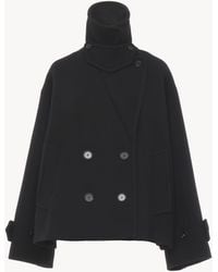 Chloé - Oversized Short Coat - Lyst