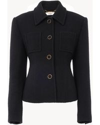 Chloé - Fitted Tailored Jacket - Lyst
