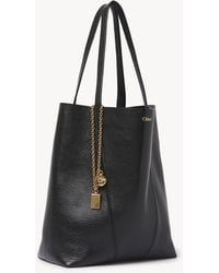 Chloé - Chloé Spin Tote Bag In Grained Leather - Lyst