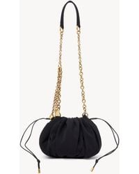 Chloé - Plissé Shoulder Bag With Chain - Lyst