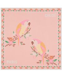 Chloé - The Parrot Square Scarf - Lyst